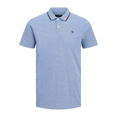 Jack & Jones Men's Logo Polo Shirt, Short-Sleeved, Casual