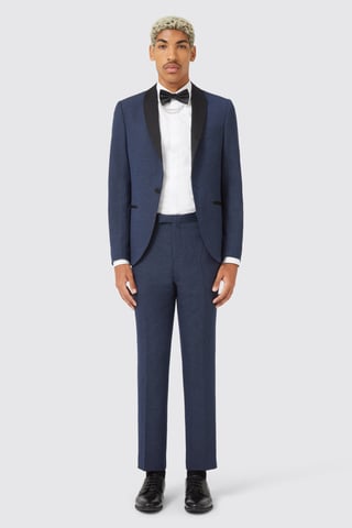 Neale Navy Jacquard Trouser TT x AM
