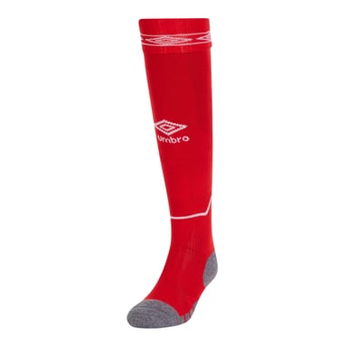Umbro Diamanten voetbalsokken voor kinderen (Vermiljoen/Wit)