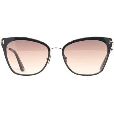 Tom Ford Faryn Ft0843 01F glanzende rosegouden zonnebril