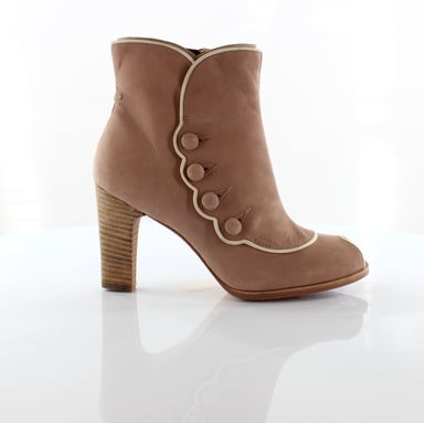Timberland Boot Compant Marge Peep Toe Bootie Dames Hak Laarzen 25685