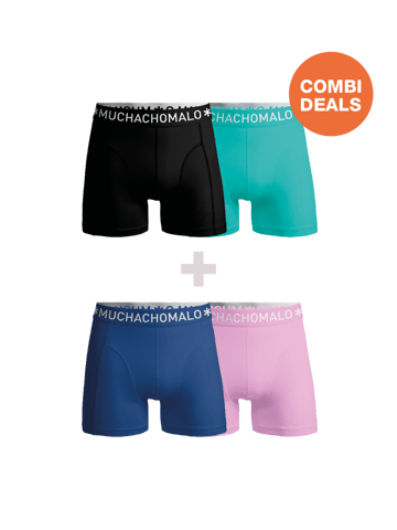 Muchachomalo Heren Boxershorts - 2+2 Pack - Mannen Onderbroeken
