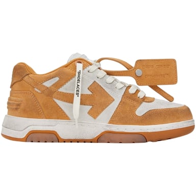 Off-White Out Of Office Zapatillas vintage uit Wildleder en naranja