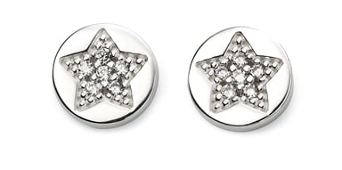 Elements Silver Women 925 Sterling Silver Cubic Zirconia Stud Earrings AZ-E5558C