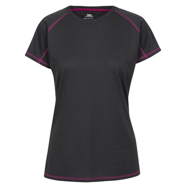 Trespass - Dames Viktoria Sport T-Shirt (Zwart/Roze)