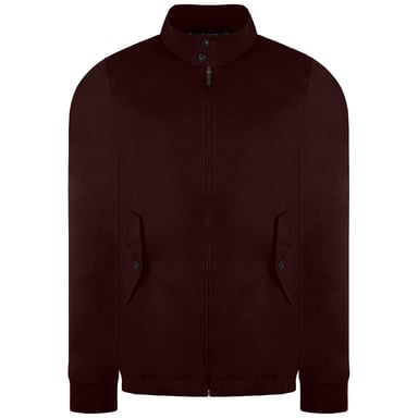 Ben Sherman Signature Mens Burgundy Harrington Jacket