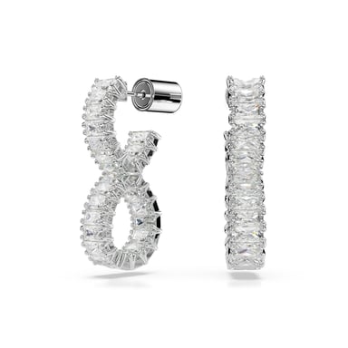 Swarovski 'Hyperbola' Dames Oorhangers van Basismetalen - Zilver 5684047