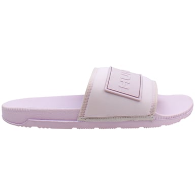 Hunter Neopreen Logo Dames Roze Sliders
