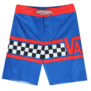 Vans Off The Wall OTW Blauw Rood Ruit Kinderen Casual Shorts V1L210Z R4D