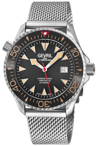 Gevril Men's Hudson Yards Swiss Automatic Brown Watch