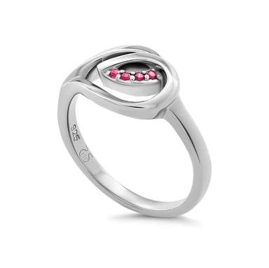 Orphelia 'Dazzle' Dames 925 Sterling Zilveren Ring - Zilver ZR-7518/R