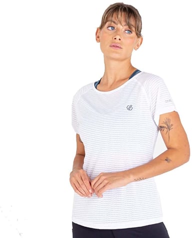 Dare 2B Dames/Dames Defy II Lichtgewicht T-shirt (Wit)