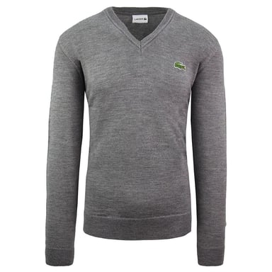 Lacoste wollen heren trui grijs