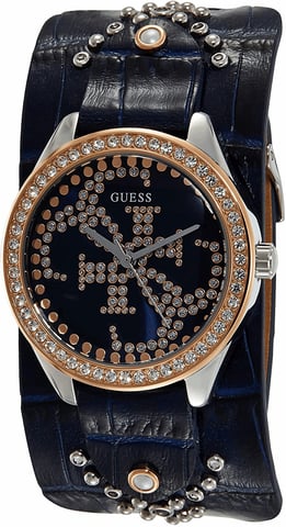 Guess Dameshorloge Kwarts Roze Goud