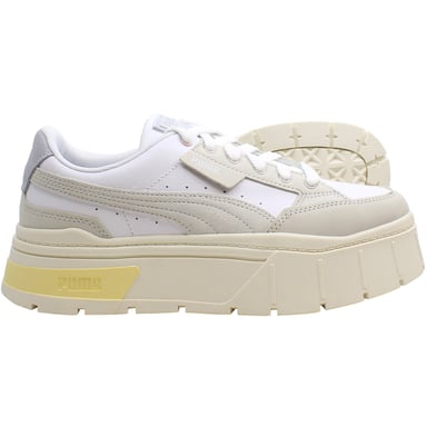 Puma Mayze Stack Luxe Damestrainers Wit
