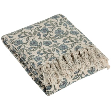 Paoletti Delphine Printed Cotton Throw