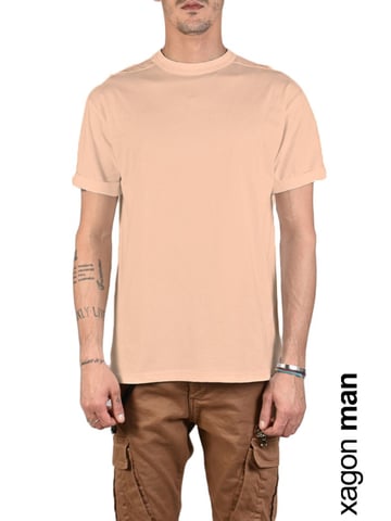 Xagon Man T-Shirt Mannen roze