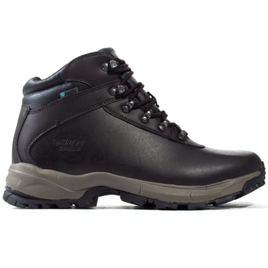 Hi-Tec Eurotrek Lite Waterproof Faux Leren Heren Donker Chocolade Wandelschoenen