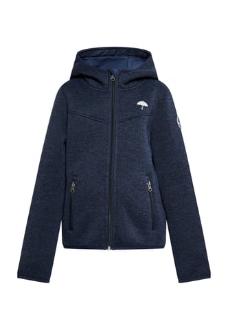 Schmuddelwedda Gebreide fleeceblouse meisjes (kinderen) marine gem