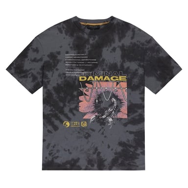 Scorpion Tee in Black Wash