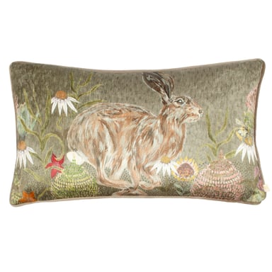 Wylder Weide Bloem Hazel Haas Geprinte Chenille Kussenhoes