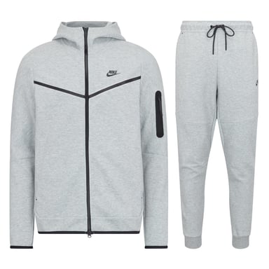 Nike Sportswear Tech Fleece Trainingspak met Volledige Ritssluiting Grijs