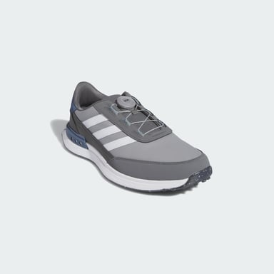 Men's adidas S2G Spikeless BOA24 Wide Golf Shoes in Grey