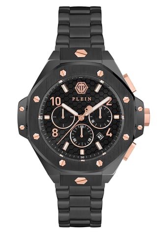 Philipp Plein Plein Chrono Royal Heren Zwarte Horloge PWPRA0424