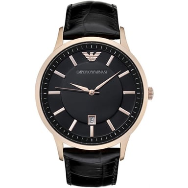Emporio Armani AR2425 Renato Rose Goud Horloge