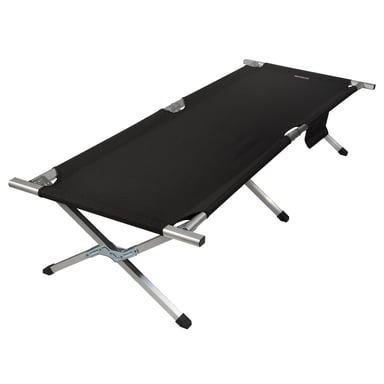 Regatta Groot Buiten Renata Camping Bed (Zwart/Seal Grijs)