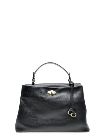 Luisa Vannini SS22 LV 1782T Zwart Rundleer Tas