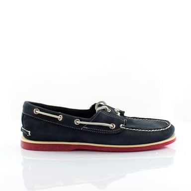 Timberland Classic 2 Eye Navy Suede Leer Veterschoenen Heren 6305A