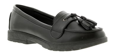 Platino pl kennedy dames dames flats schoenen zwart