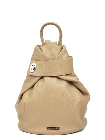 Anna Luchini SS22 AL 1083 Beige Rundleer Tas