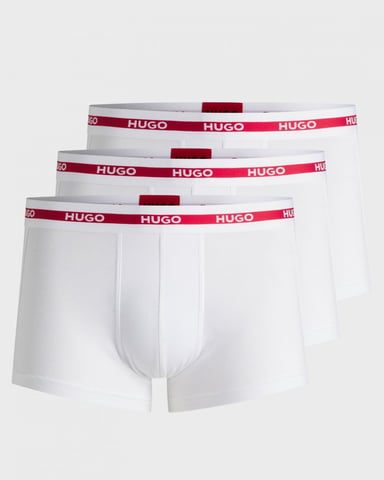 Men's Hugo Organic Boxer Shorts in Open White 120