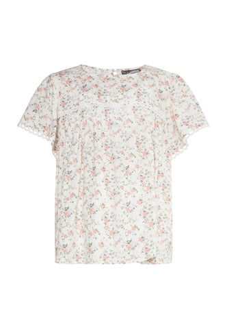 Dreimaster Blouse meisjes (kinderen) witte bloem
