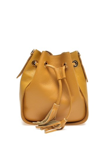 Carla Ferreri SS22 CF 1400 Mosterd Rundleer Tas