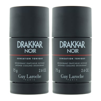 Guy Laroche Drakkar Noir Deodorant Stick 75g X 2