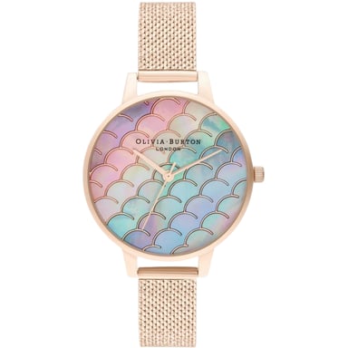 Olivia Burton Dameshorloge Kwarts Roze Goud