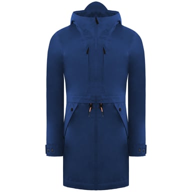 Hunter Original 3-laags blauwe parka jas voor dames