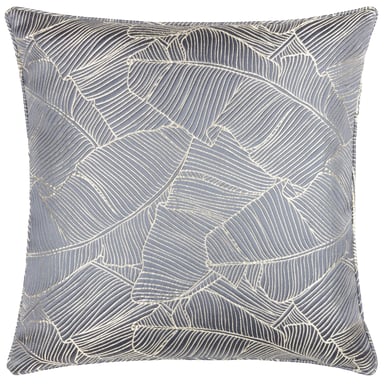 Wylder Tropics Seymour Geborduurd Jacquard Satijnen Bies Polyester Gevuld Kussen