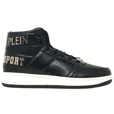 Plein Sport Hi-Top vet merk zwarte sneakers