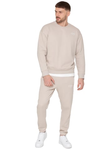 Enzo Milano | Heren Oversized Sweatshirt Tracksuit Set