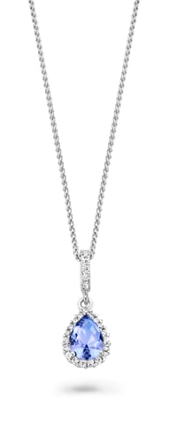 Orphelia 'Enora' Women's 925 Sterling Silver Chain with Pendant - Silver ZH-7226/BT