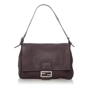 Vintage Fendi Selleria Mamma Baguette Brown