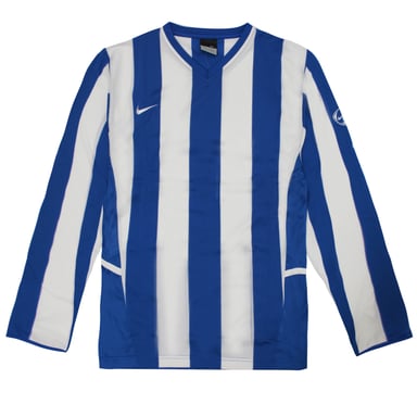 Nike Gestreept Voetbalshirt Heren Navy/Wit