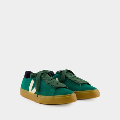 Campo Bold Sneakers - Veja - Leer - Groen