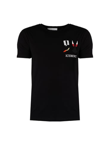 Iceberg T-Shirt Mannen zwart