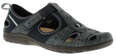 free spirit cleveland platte damesschoenen	SS_Description_NL	 marineblauw