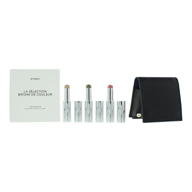 Byredo Colour Stick Set 3 x 9g with Leather Pouch Dark Blue - Solar Flare, Flower Play + Kumato
